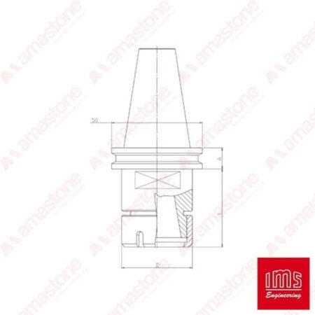 Cono portapinza ER - ISO 40 -