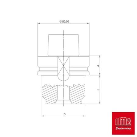 IMS - Cono portaforetto HSK 80 B