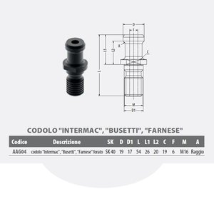 Aag04 - Codolo Di Aggancio Cono