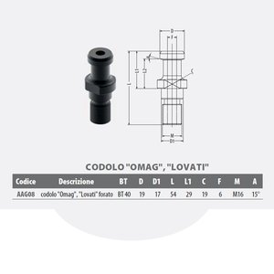 Aag08 - Codolo Di Aggancio Cono