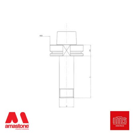 Cono portautensile HSK 80 B per mole da profilo - Forel - IMS