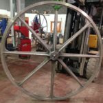 Pellegrini – Volano In Alluminio 2000 Mm Per Monofilo – Completo Di Rivestimento In Gomma