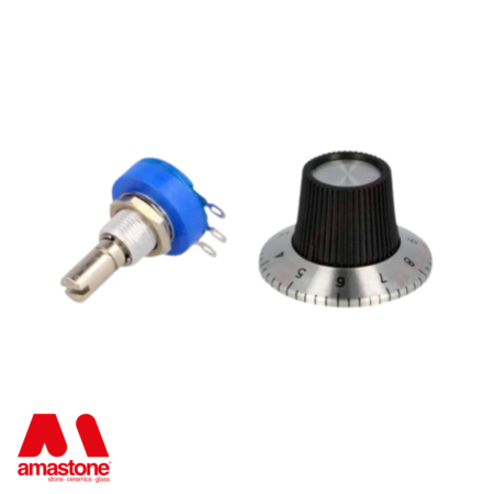 Manopola + Potenziometro Mono Giro 10kΩ