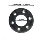 Giunti Elastici detti Anche Anti Vibranti In Gomma 118,5 Mm