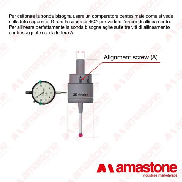CNC Qualità Tastatore Elettronico 160 Mm – Con Lampada LED E Segnale Acustico