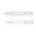 Disegno Di Fresa Per Bassorilievi Bit H170 Mm Marmo Omgf