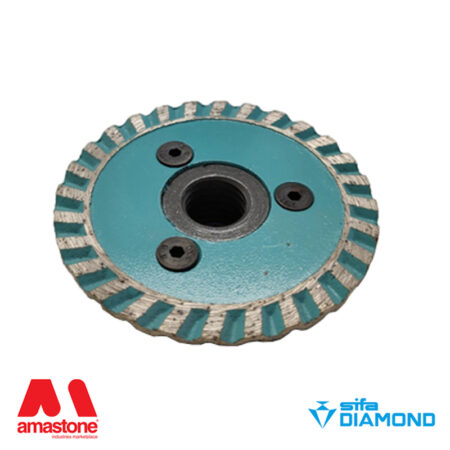 Dischetto da taglio a corona turbo per granito "Mini Turbino" - Diametro 65 mm - Sifa