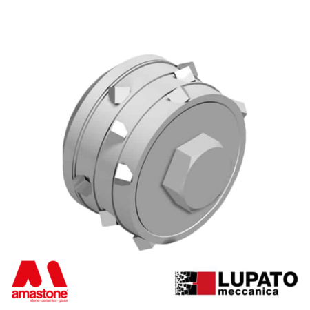 rullo marmo Ø45 mm con 18 punte per piatto bocciardatore vor-lupato