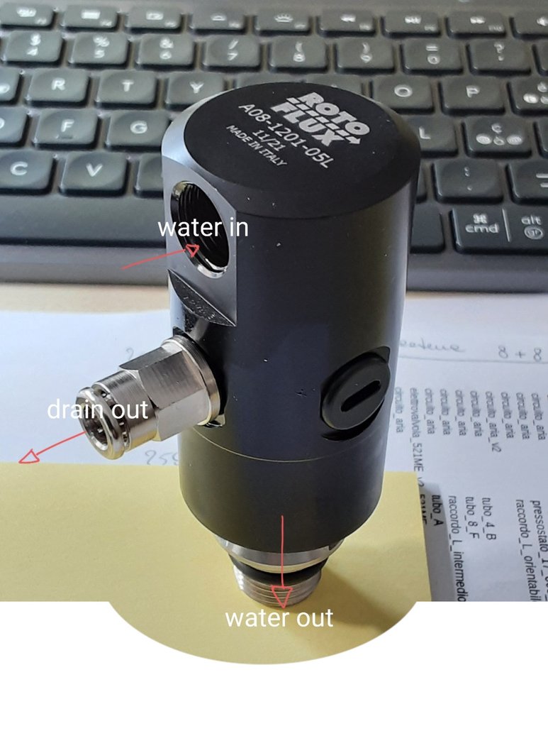 3000rpm Il Passaggio Idraulico Ad Alta Velocità Del Giunto Rotante 1 Ha Infilato Il Collegamento