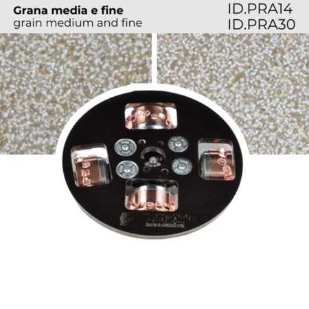 Stona Piatto Bocciardatore Ø150mm Grana Media E Fine Lupato