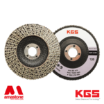 Disco lamellare diamantato per levigatura a secco Hybrid CN - grana 120 - KGS