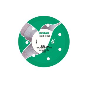 COLIBRI | Disco Diamantato per Tagli Precisi Ø76 mm - Distar