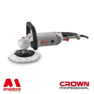 Ct13302 Lucidatrice 1300w Ø180 Mm Velocità Variabile Crown