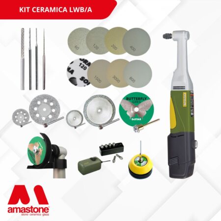 Kit Mini Trapano Smerigliatore Proxxon Lwb A Con Dischetti Lucidandi I Dia Amastone