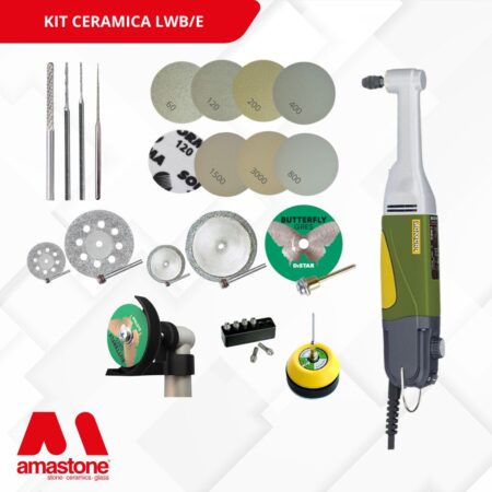 Kit Mini Trapano Smerigliatore Proxxon Lwb E (cavo) Con Dischetti Lucidandi I Dia Amastone