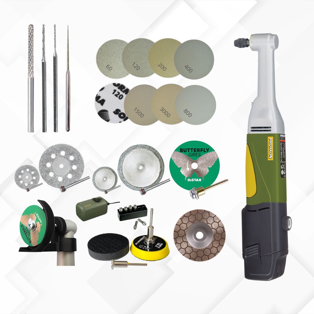 Kit Lwba (batteria) Ceramica Gres Porcellanato Proxxon Kit Lwba (batteria) Ceramica Gres Porcellanato Proxxon