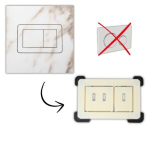 Pulsantiera Scarico Wc Rivestibile Gpf