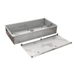 Vasca In Acciaio Inox Lavabo Bagno Pareti Perimetrali Da Rivestire Con Fondo Vasca