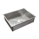 Vasca In Acciaio Inox Lavabo Bagno Totalmente Da Rivestire Fondo Con Pendenza