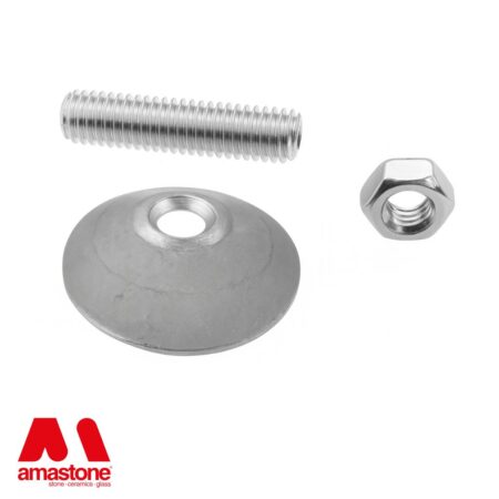 Kit Di Fissaggio Rondella, Dado, Grano Filettato M6 X 20