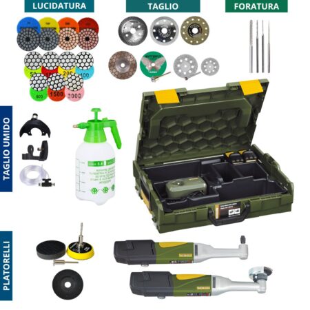 Superkit Per La Lavorazione Ceramica Mini Elettroutensili Amastone
