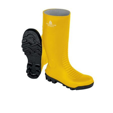 Stivali Antinfortunistici Pvc Giallo Puntale In Acciaio