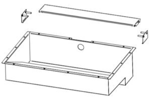 Vasca Bagno Totalmente Da Rivestire Standard 300x197