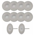 10 Dischetti Diamantati Ceramica Dremel Proxxon Gambo 3 Mm Amastone