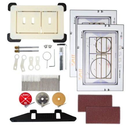 Pulsantiera Scarico Wc Piastrellabile Completa Di Utensili Per Montaggio