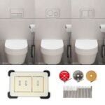 Pulsantiera Scarico Wc Piastrellabile Completa Di Utensili Per Montaggio Amastone