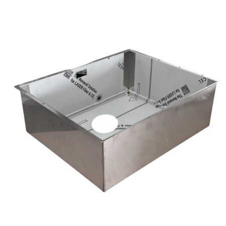 Vasca In Acciaio Lavello Cucina Pareti Perimetrali Da Rivestire Fondo A Vista Con Pendenza