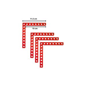 Morsetti Angolari A 90° In Plastica Incollaggio Piastrelle 10x10cm