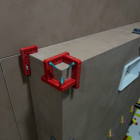 Squadra In Plastica Per Assemblaggi E Incollaggi Ad Angolo Retto Confezione Da 4 Pezzi