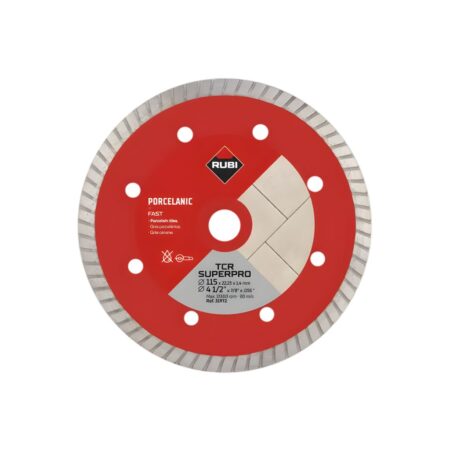 Disco Diamantato Turbo Tcr Per Gres Porcellanato Rubi