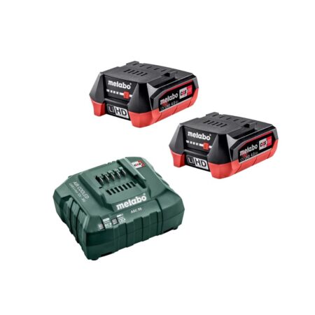 Kit Metabo 2 Batterie 12v 4.0 Ah + Caricabatterie Asc 55