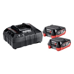 Kit Metabo 2 Batterie 12v 4.0 Ah Caricabatterie Asc55