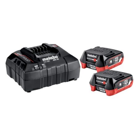 Kit Metabo 2 Batterie 12v 4.0 Ah Caricabatterie Asc55