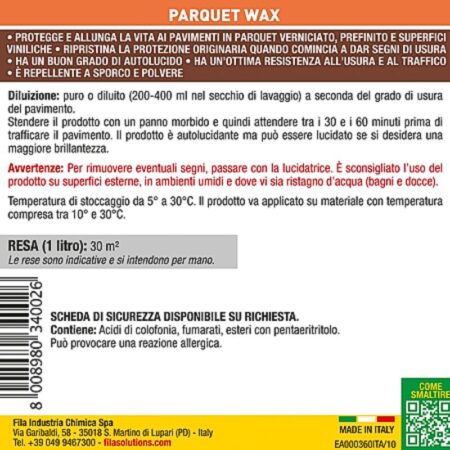 Parquet Wax Istruzioni