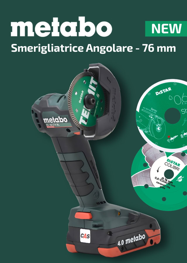 Metabo smerigliatrice 76mm