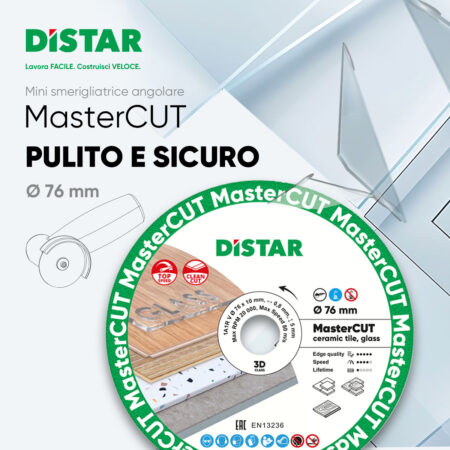 Disco 1a1r Mastercut 76 Per Utensili A Bassa Potenza