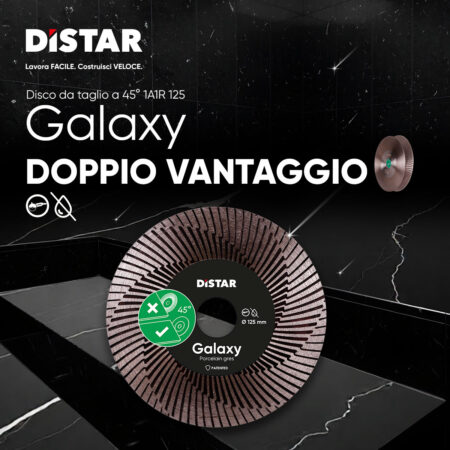 Galaxy Twin Win Disco Da Taglio Diamantato 125x30x22,23 A Secco