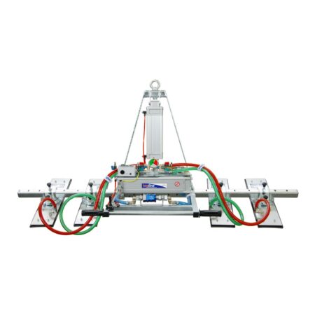 Ventosa Sollevamento Lastre Aria Compressa 4 Piastre 500 Kg Manzelli Vam 4pn500 Ktl Supporti Girevoli 180° (1)