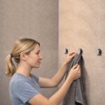 Porta Asciugamani A Scomparsa Da Incasso Effetto Staccato Dalla Superficie