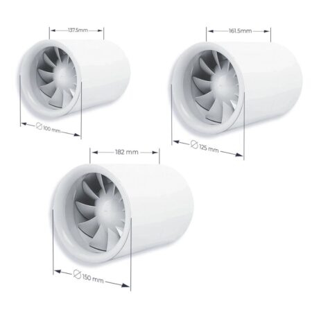Ventole 100,125,150 Mm